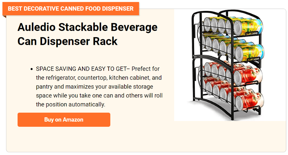 DIY Canned Food Storage Rack (Easy) 