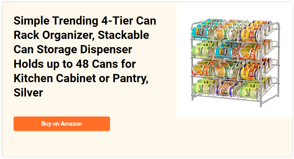 DIY Pantry Organization – Rotating Canned Food System