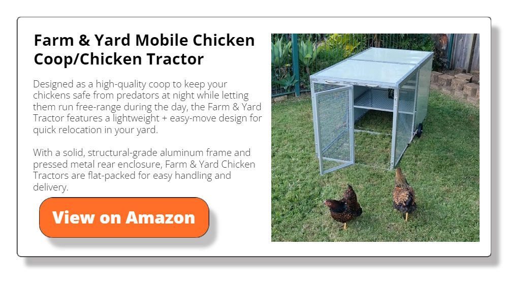 Farm & Yard Mobile Chicken Coop/Chicken Tractor 