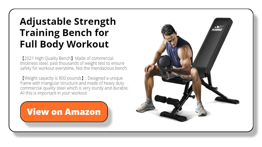 Adjustable Strength Training Bench for Full Body Workout