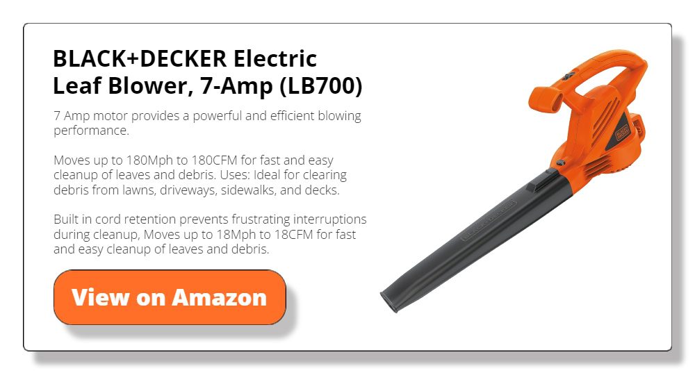 BLACK+DECKER Electric Leaf Blower