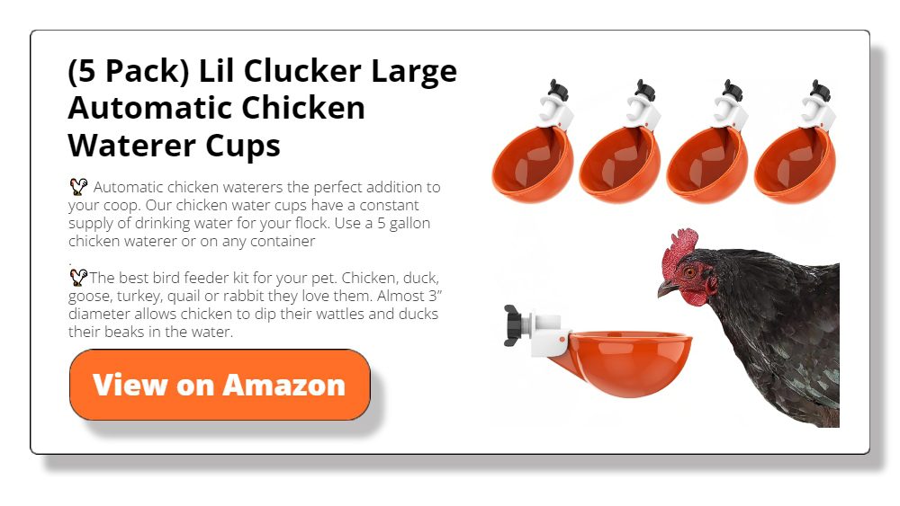 Large Automatic Chicken Waterer Cups 