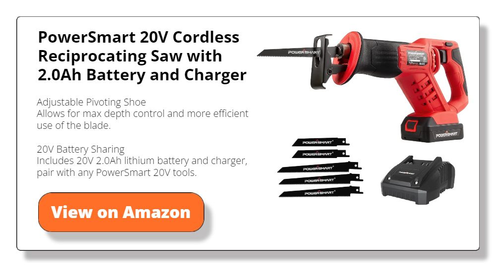 PowerSmart 20V Cordless Reciprocating Saw