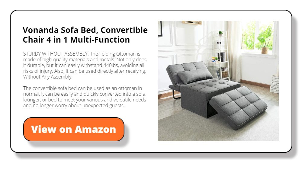 Vonanda Sofa Bed, Convertible Chair 4 in 1 Multi-Function