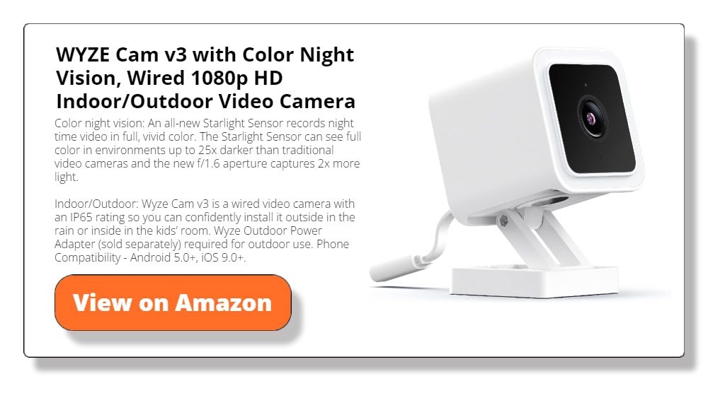 WYZE Cam v3 with Color Night Vision