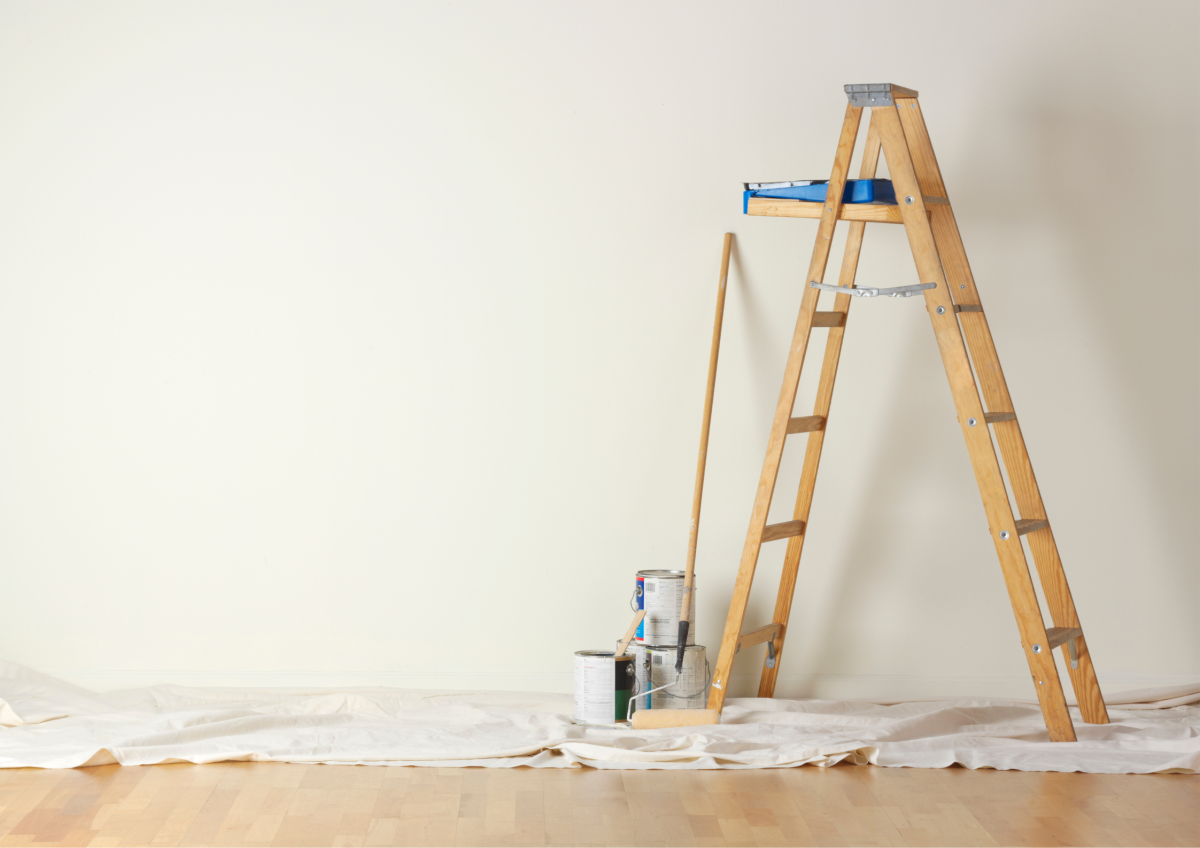 House painting project can increase the value of your home.