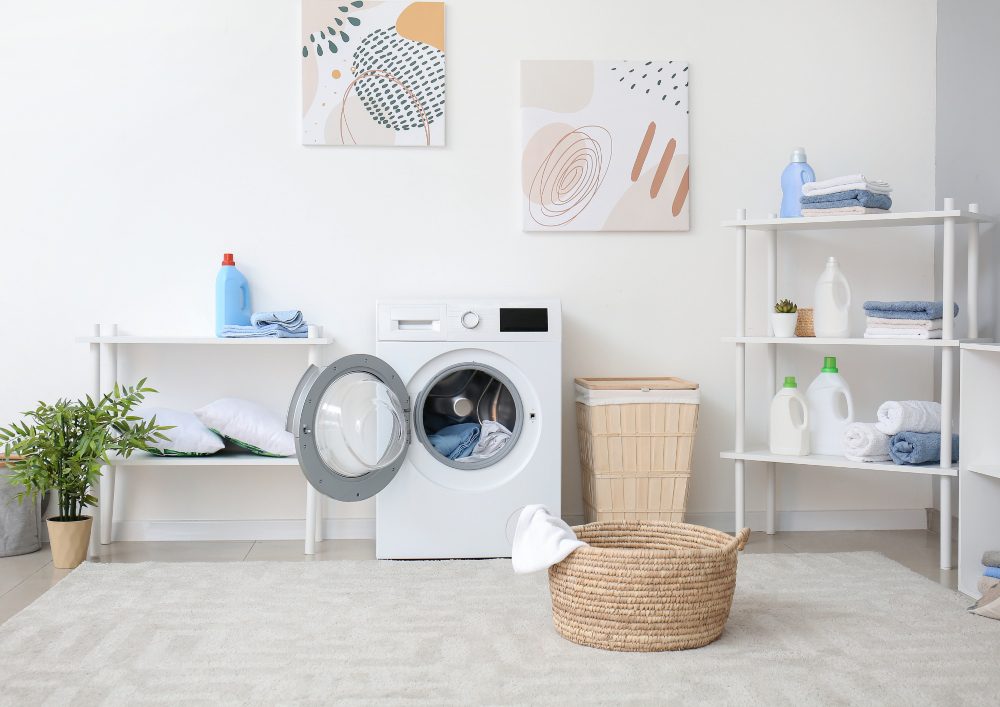 If you have family members with mobility issues, make your laundry room accessible by installing grab bars and ensuring a clear path for movement.