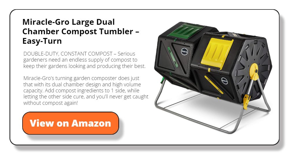 Miracle-Gro Large Dual Chamber Compost Tumbler