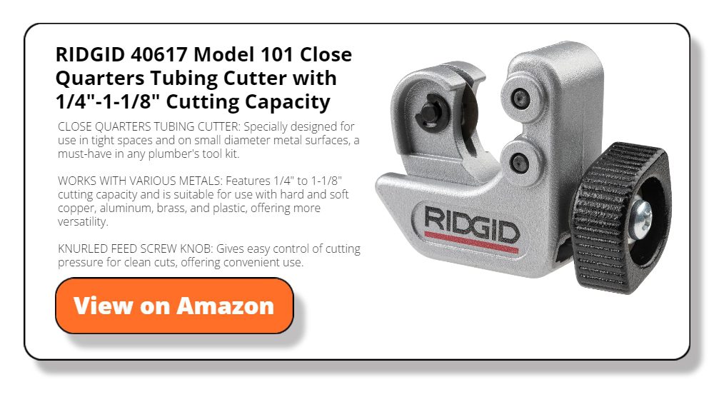 RIDGID 40617 Model 101 Close Quarters Tubing Cutter