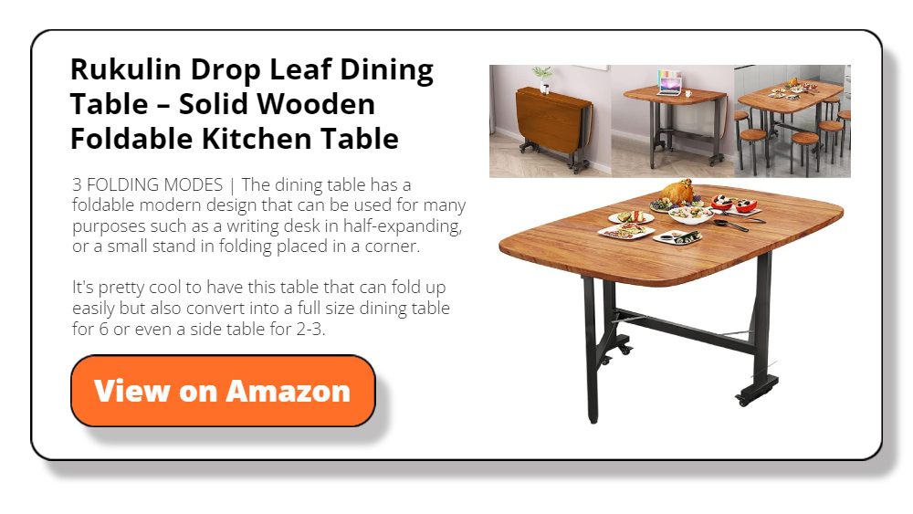Rukulin Drop Leaf Dining Table