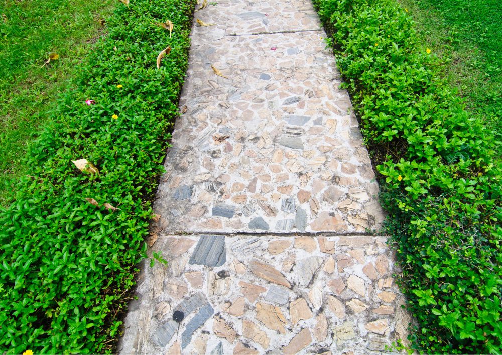 Stone pathways are suitable for a wide range of environments, from residential gardens to commercial properties.