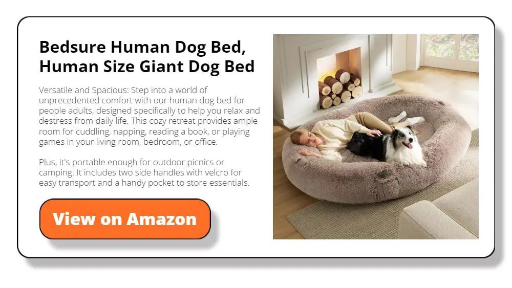 Bedsure - Humans Dog Bed for Adults
