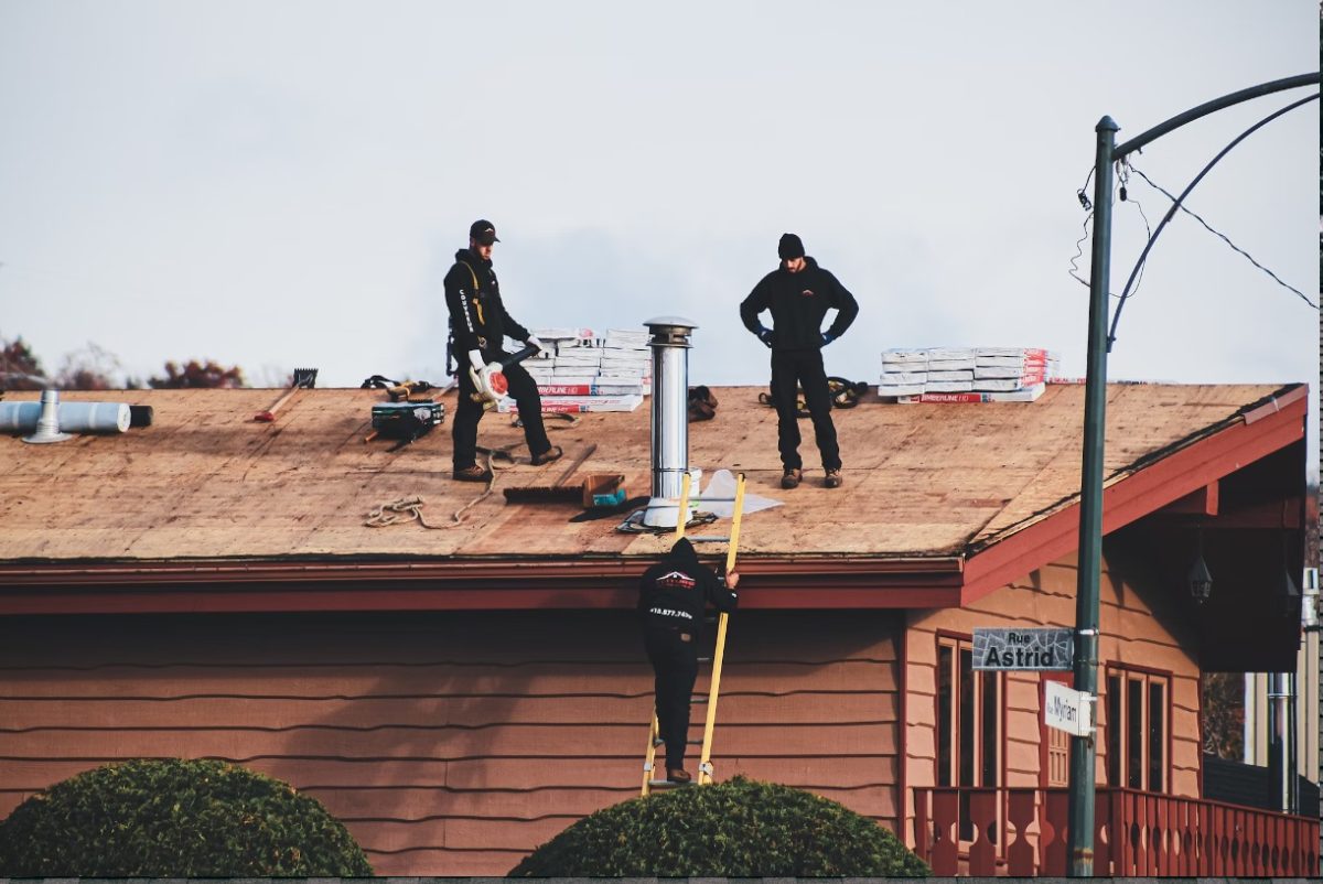 Roof repairs.