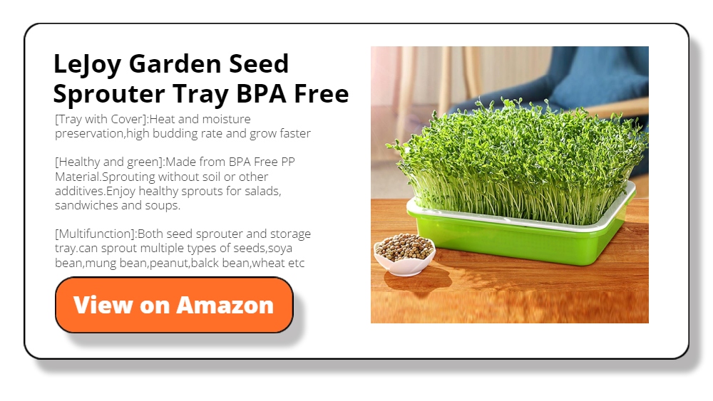 LeJoy Garden Seed Sprouter Tray BPA Free