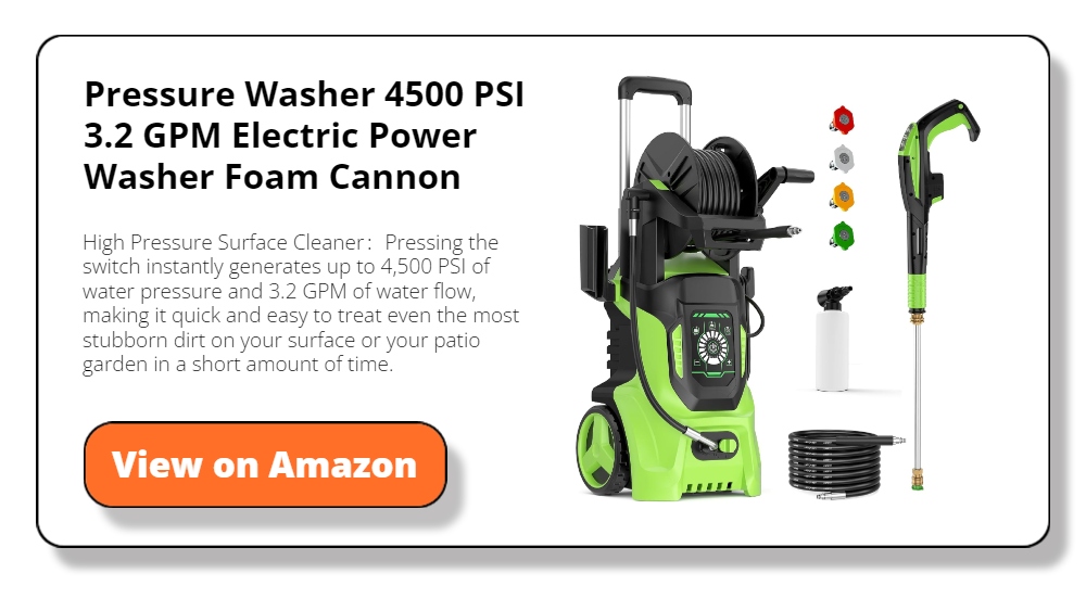 Pressure Washer 4500 PSI 3.2 GPM Electric Power Washer Foam Cannon