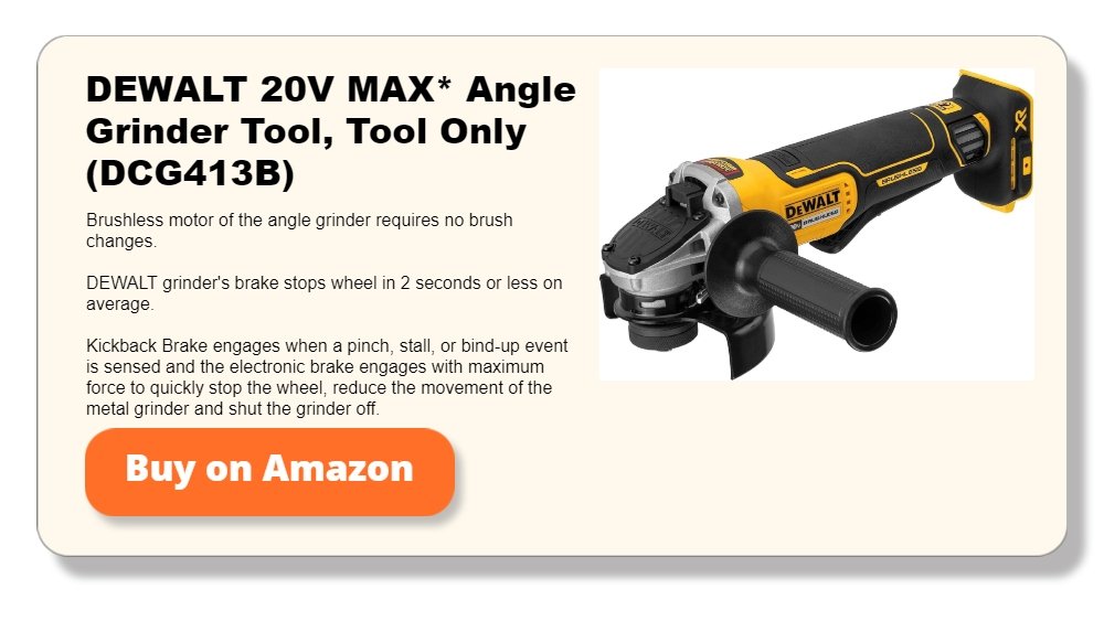 DEWALT 20V MAX_ Angle Grinder Tool, Tool Only (DCG413B)