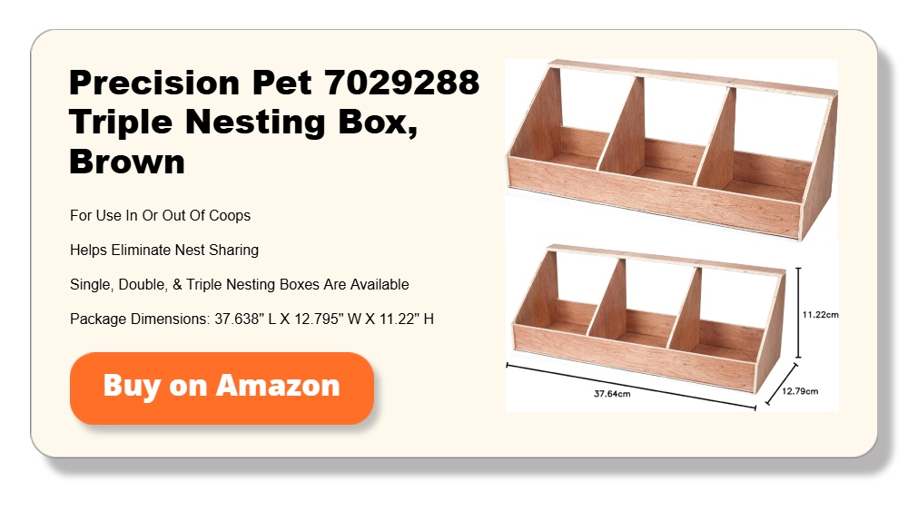 Precision Pet 7029288 Triple Nesting Box, Brown