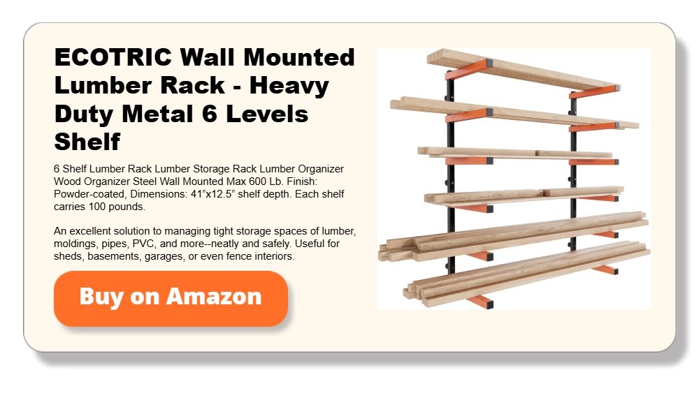 ECOTRIC Wall Mounted Lumber Rack