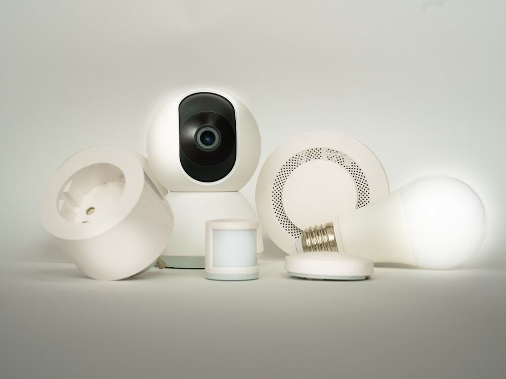 An image of various smart security solutions.