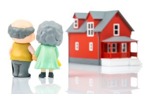 An image of a senior couple and their Accessory Dwelling Unit.