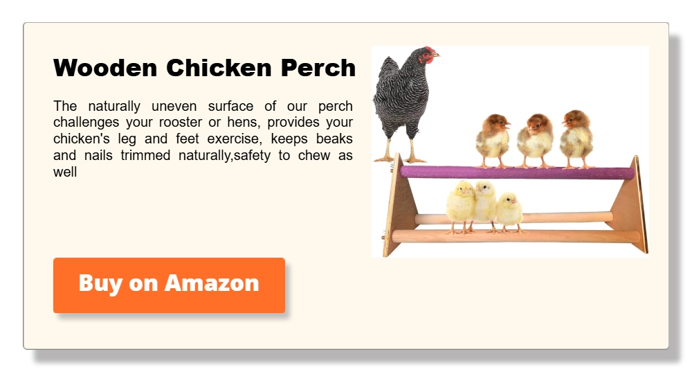 Wooden Chicken Perch