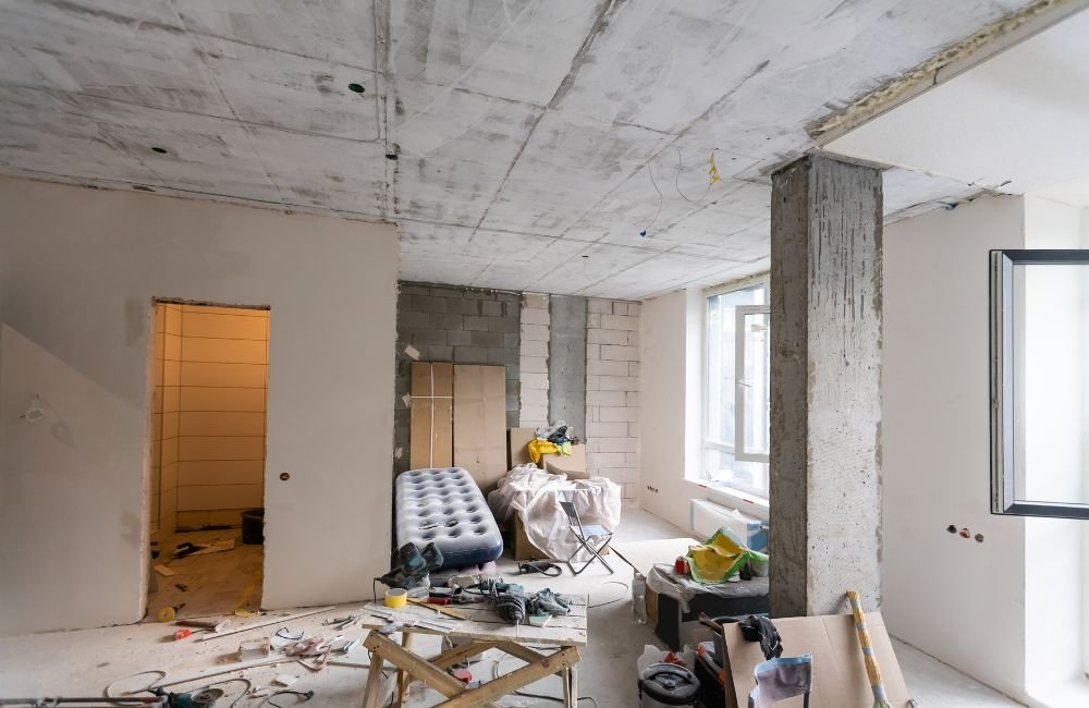 An image of a home being renovated.