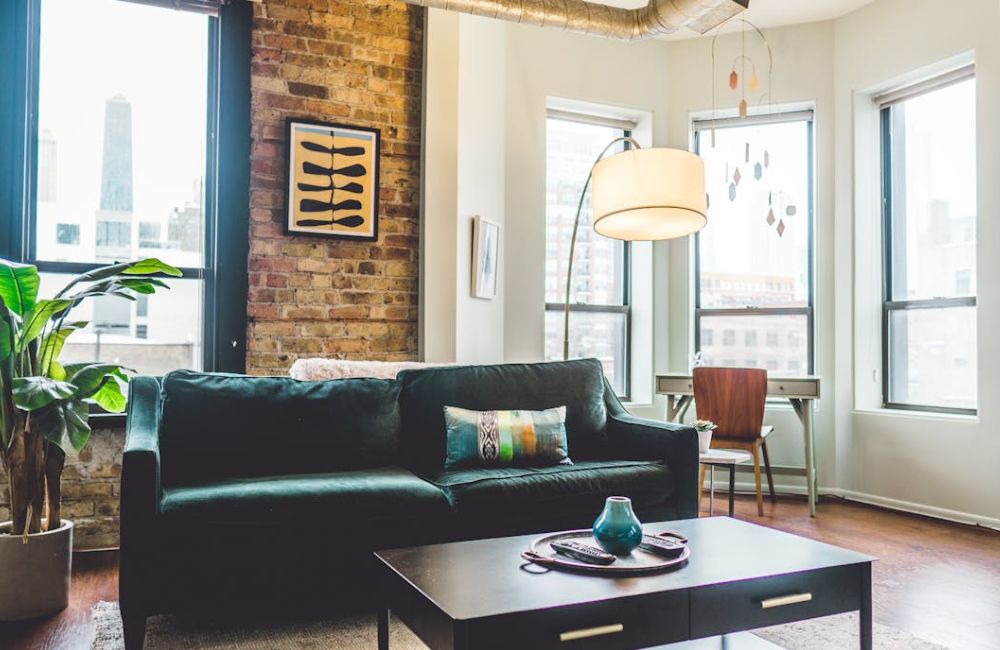 An image of a living room about bringing in natural light.