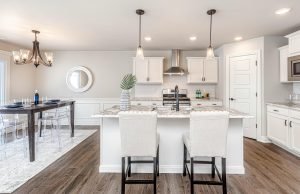 A nicely remodelled kitchen