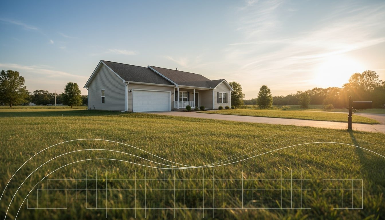 An image of a home to illustrate the 50 year mortgage. 
