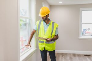 Pest and building inspection in progress