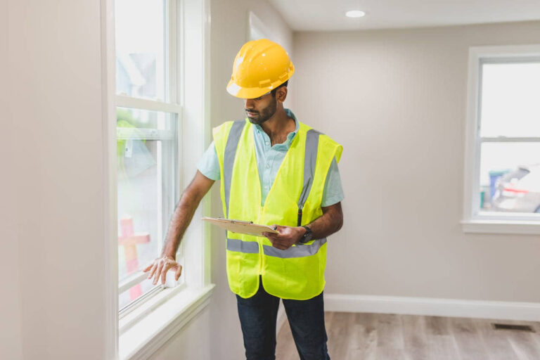 Pest and building inspection in progress