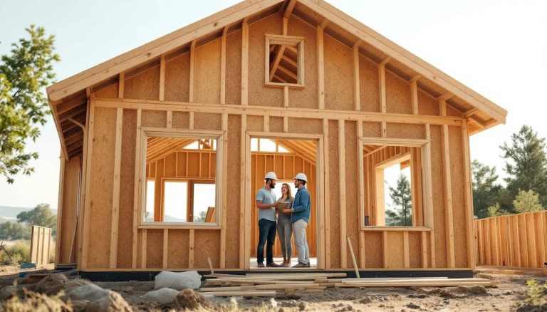 Sustainable home build in timber