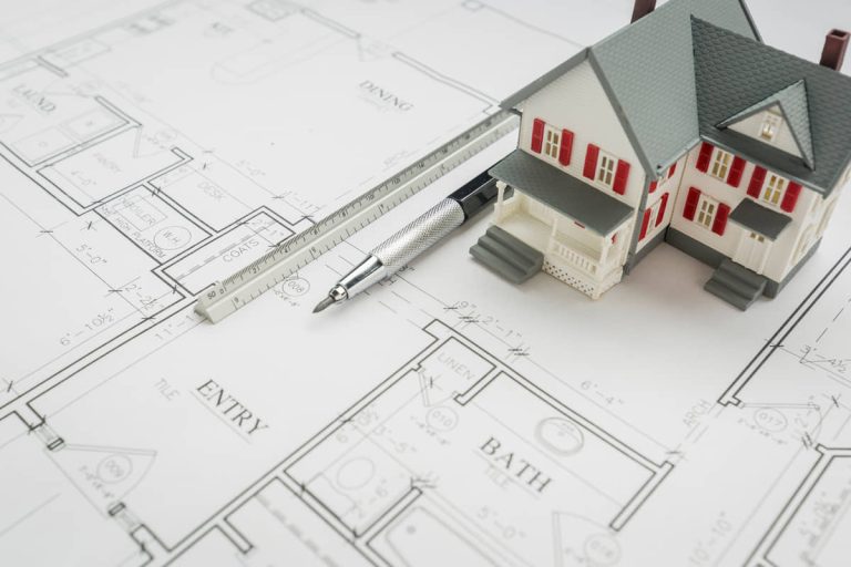 A residential home plan