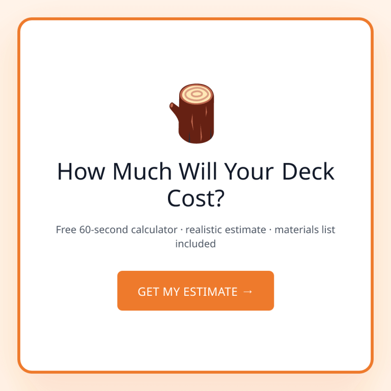 Deck Cost Calculator: What You'll Actually Pay to Build