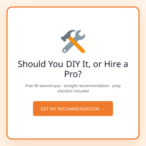 DIY or Hire a Pro? How to Make the Call (Without Regret)