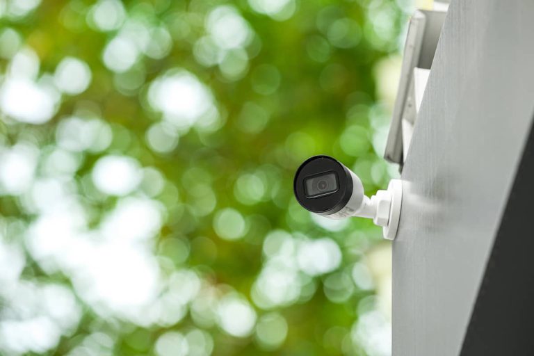 A security camera