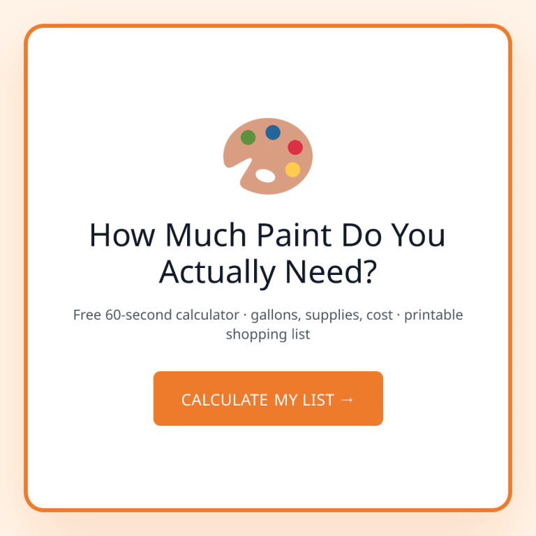 How Much Paint Do You Need? A Calculator That Actually Adds It Up
