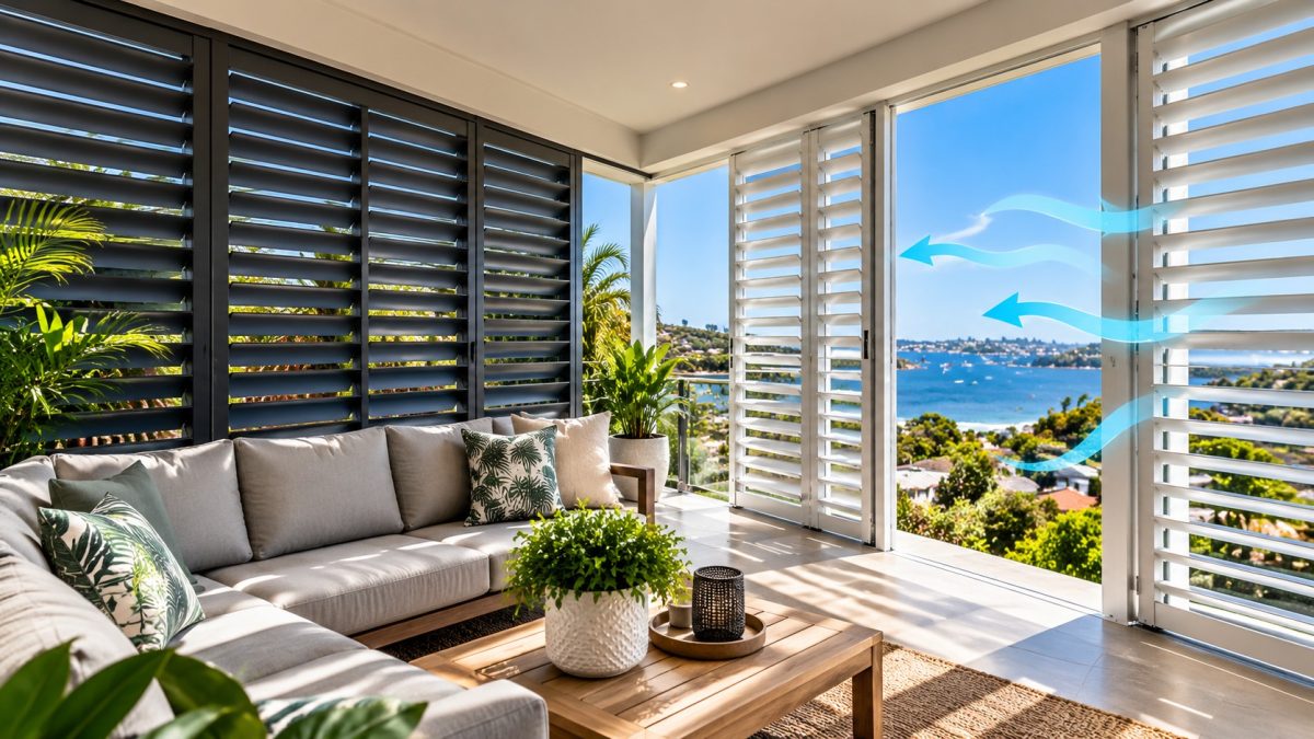 External walls using aluminium shutters