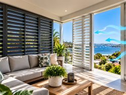 External walls using aluminium shutters